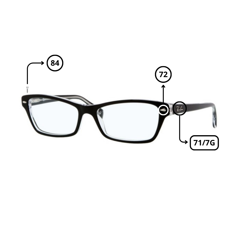 Piezas-de-Repuesto-Ray-Ban-5256-Originales.