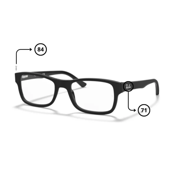 Piezas de Repuesto Ray-Ban 5268 Originales