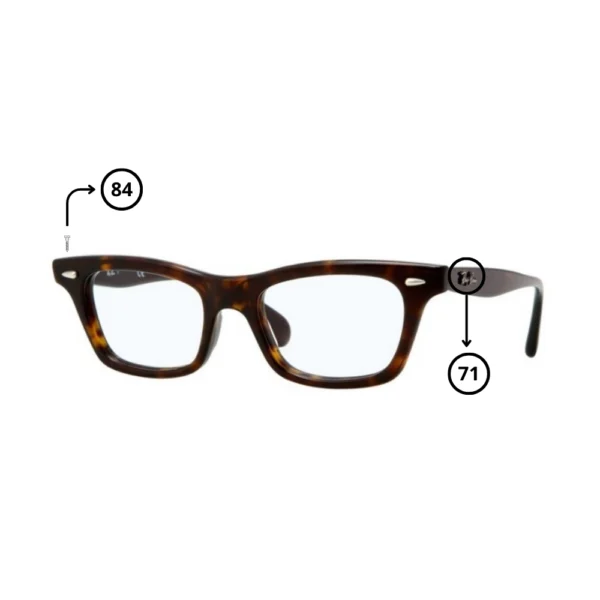 Piezas de Repuesto Ray-Ban 5281 Originales
