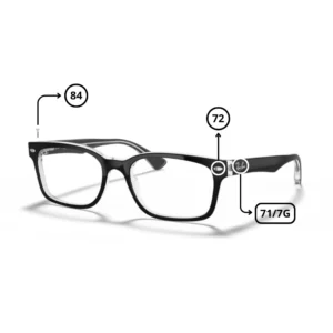Piezas-de-Repuesto-Ray-Ban-5286-Originales.