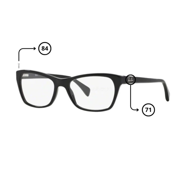 Piezas de Repuesto Ray-Ban 5298 Originales