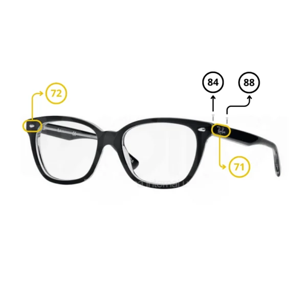 Piezas de Repuesto Ray-Ban 5310 Originales