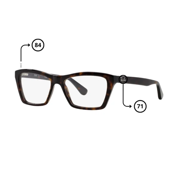 Piezas de Repuesto Ray-Ban 5316 Originales