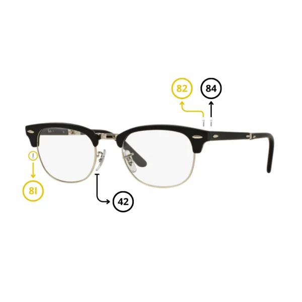 Piezas de Repuesto Ray-Ban 5334 Originales