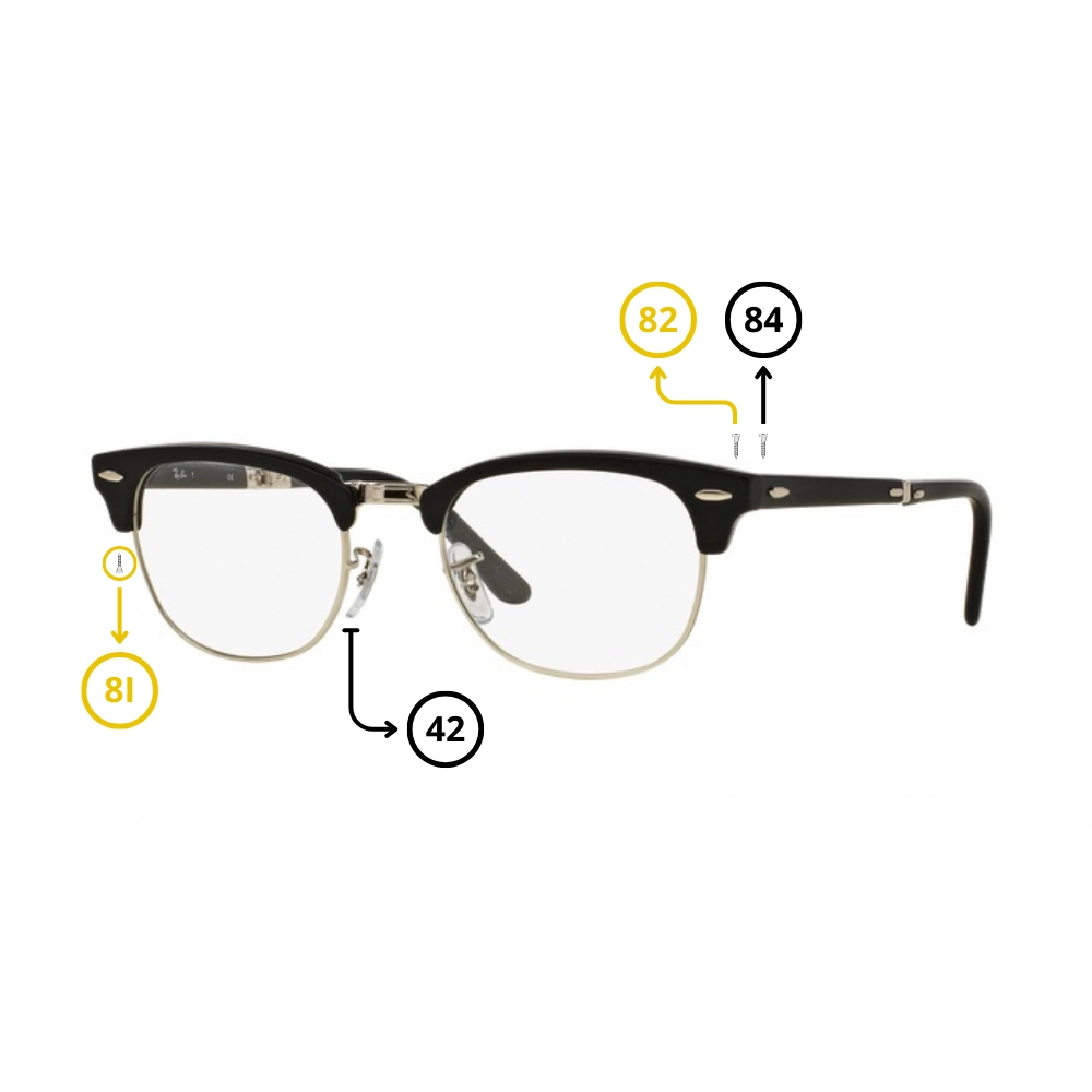 Piezas-de-Repuesto-Ray-Ban-5334-Originales