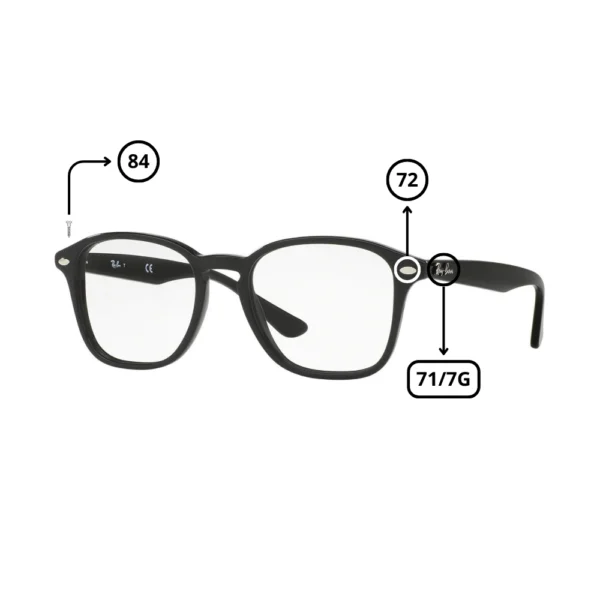 Piezas Repuesto Ray-Ban 5352 Originales