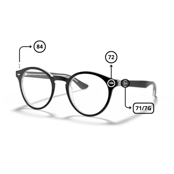 Piezas Repuesto Ray-Ban 5376 Originales