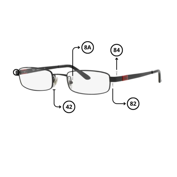 Piezas de Repuesto Ray-Ban 6076 Originales