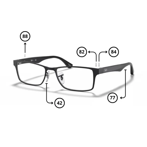Piezas de Repuesto Ray-Ban 6238 Originales