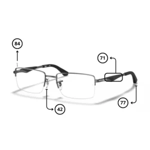 Piezas-de-Repuesto-Ray-Ban-6285-Originales