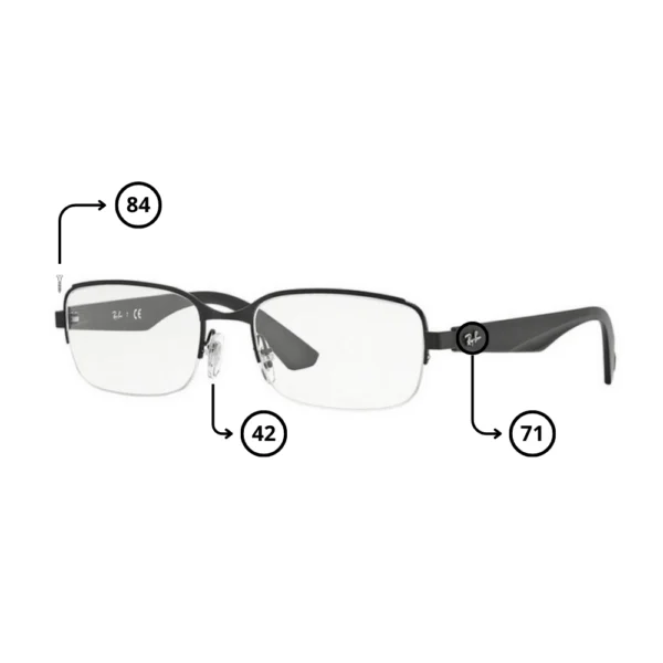 Piezas de Repuesto Ray-Ban 6311 Originales