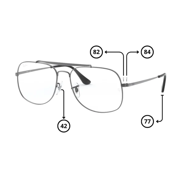 Piezas de Repuesto Ray-Ban 6389 THE GENERAL Originales