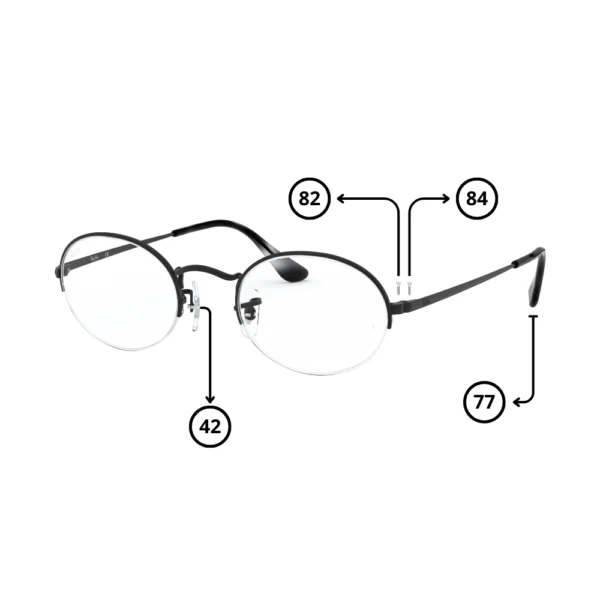 Piezas Repuesto Ray-Ban 6547 Oval Gaze Originales