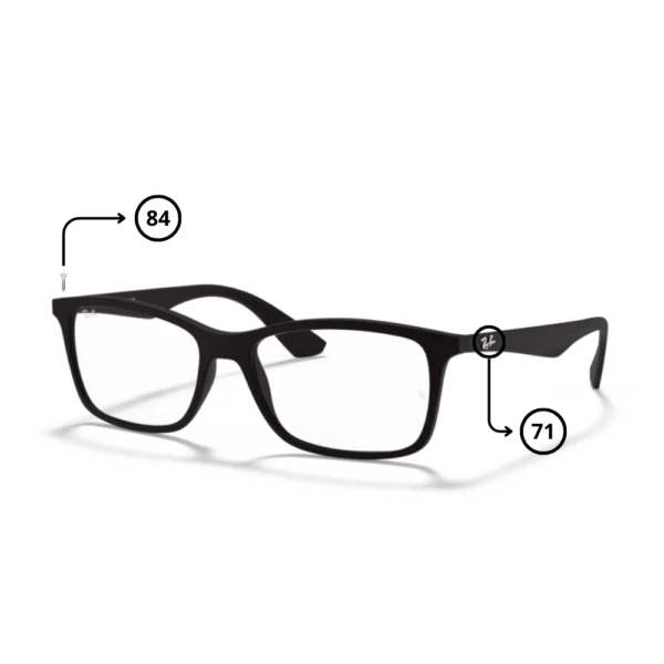 Piezas de Repuesto Ray-Ban 7047 Originales