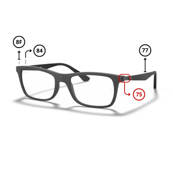 Piezas Repuesto Ray-Ban 7062 Originales