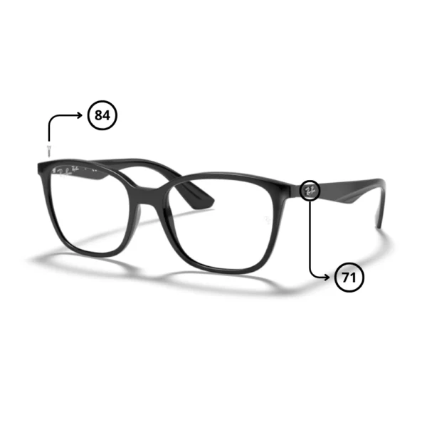 Piezas de Repuesto Ray-Ban 7066 Originales