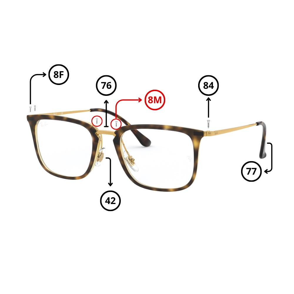 Piezas-de-Repuesto-Ray-Ban-7141-Originales