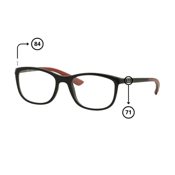 Piezas de Repuesto Ray-Ban 7169 Originales