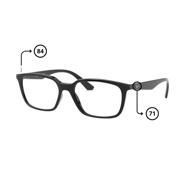 Piezas de Repuesto Ray-Ban 7176 Originales