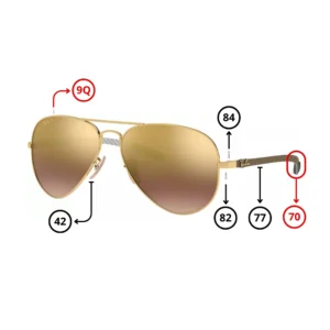 Piezas de Repuesto Ray-Ban 8317CH Originales.
