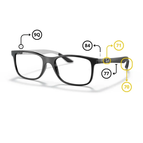 Piezas Repuesto Ray-Ban 8903 Originales