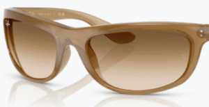 Lentes originales Ray-Ban RB4089 Balorama, color 51 · Marrón claro degradado