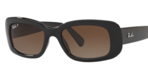 Lentes originales Ray-Ban RB4122, color T5 · Marrón degradado polarizado · plástico