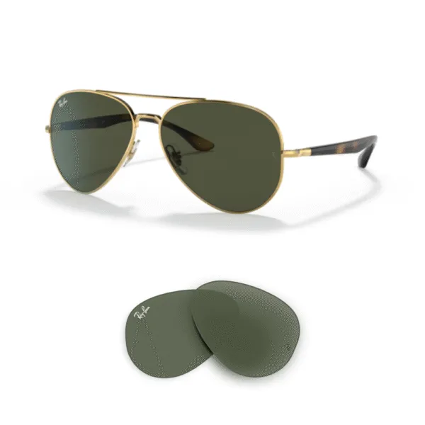 Cristales Ray-Ban RB3675 Aviator originales