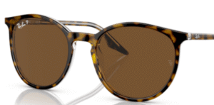 Lentes originales Ray-Ban RB2204 Phantos, color 57 · Marrón polarizado