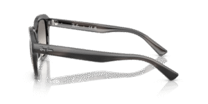 Patillas originales Ray-Ban RB4398, color 1404 · Rayado gris