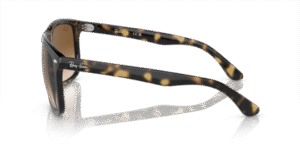 Patillas originales Ray-Ban RB4547 Boyfriend Two, color 710 · Habana