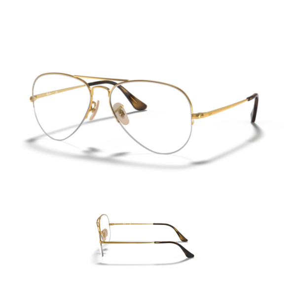 Patillas-Varillas Ray-Ban Vista 6589 Aviator Gaze Originales