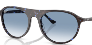 Lentes originales Ray-Ban RB2215, color 3F · Azul degradado