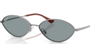 Lentes originales Ray-Ban RB3757 Kai, color 2V · Azul polarizado · plástico