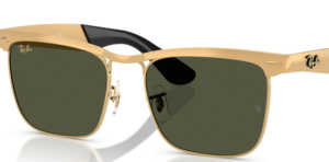 Lentes originales Ray-Ban RB3875 Wayfarer Deluxe, color 33 · Verde