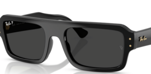 Lentes originales Ray-Ban RB4454 Flacko, color 48 · Negro polarizado