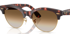 Lentes originales Ray-Ban RB2341 Clubmaster Way, color 51 · Marrón claro degradado