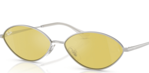 Lentes originales Ray-Ban RB3757 Kai, color 6D · Amarillo espejo flash oro · plástico