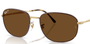 Lentes originales Ray-Ban RB3754 Pillow, color 57 · Marrón polarizado