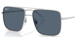 Lentes originales Ray-Ban RB3758 Ari, color 2V · Azul polarizado · plástico