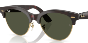 Lentes originales Ray-Ban RB2341 Clubmaster Way, color 31 · Verde