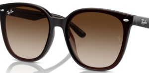 Lentes originales Ray-Ban RB4423D, color 13 · Marrón degradado · plástico