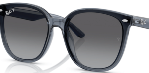 Lentes originales Ray-Ban RB4423D, color T3 · Gris degradado polarizado · plástico