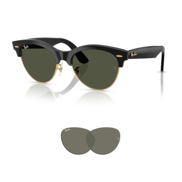 Cristales Ray-Ban RB2341 Clubmaster Way originales