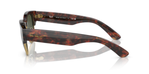 Patillas originales Ray-Ban RB0316S Mega Clubmaster, color 990/31 · Carey sobre oro