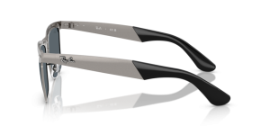 Patillas originales Ray-Ban RB3875 Wayfarer Deluxe, color 029 · Sandblasted gunmetal sobre gunmetal