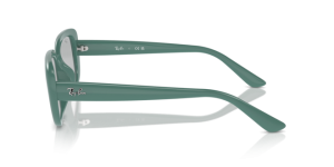 Patillas originales Ray-Ban RB4421D, color 6762 · Algae verde