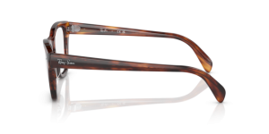 Patillas originales Ray-Ban RB0707V, color 2144 · Rayado habana