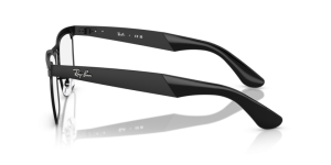 Patillas originales Ray-Ban RB3875V Frank, color 2503 · Negro mate