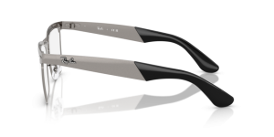 Patillas originales Ray-Ban RB3875V Frank, color 3192 · Sandblasted gunmetal